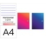 Cuaderno espiral oxford europeanbook 5 tapa extradura din a4+ 120 hojas horizontal kangoo gradient