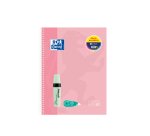 Cuaderno espiral oxford ebook 10 tapa extradura din a4+ 120h cuadro 5 mm + pack fancy roller + pack rotuladores
