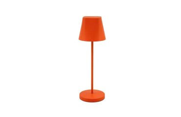 Lampara de escritorio unilux 13w 150lm recargable autonomia 6 horas naranja