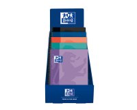 Cuaderno espiral oxford europeanbook 1 school tapa plastico din a4+ 80h cuadro 5 mm exp. sobremesa 25 unidades