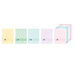 Cuaderno espiral oxford europeanbook 5 live&go tapa plastico din a4+ 120 hojas cuadro 5 mm colores pastel