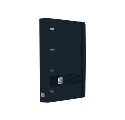 Archivador oxford eurobinder+ live&go polyfoam din a4+ 120 hojas horizontal color negro