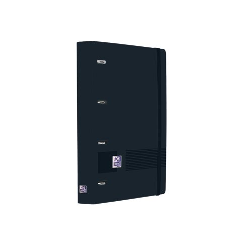 Archivador oxford eurobinder+ live&go polyfoam din a4+ 120 hojas horizontal color negro