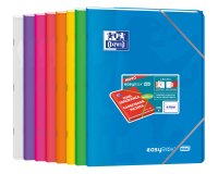 Libreta escolar oxford easybook tapa plastico din a4+ 48 hojas horizontal colores surtidos