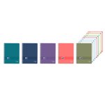 Cuaderno espiral oxford europeanbook 8 live&go tapa plastico din a4+ 160 hojas cuadro 5 mm colores surtidos