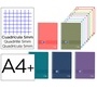 Cuaderno espiral oxford europeanbook 8 live&go tapa plastico din a4+ 160 hojas cuadro 5 mm colores surtidos