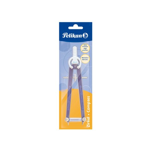 Compas pelikan micrometrico con rueda de precision en blister