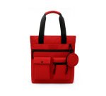 Mochila antartik bolso flip bag con acolchado para portatil 15\" burdeos 400x120x390 mm
