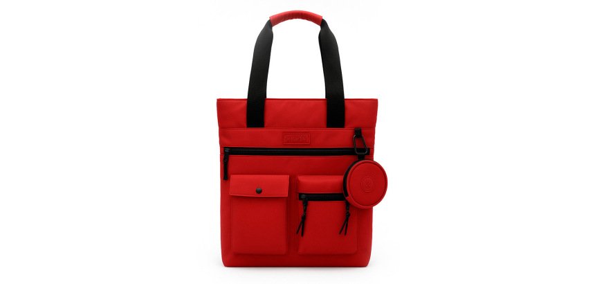 Mochila antartik bolso flip bag con acolchado para portatil 15\" burdeos 400x120x390 mm