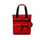 Mochila antartik bolso flip bag con acolchado para portatil 15\" burdeos 400x120x390 mm