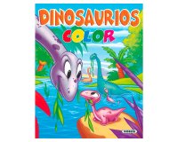 Cuaderno de colorear susaeta dinosaurios 16 paginas 21,5x27 cm
