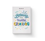 Cuaderno rubio lettering para mentes creativas