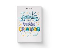 Cuaderno rubio lettering para mentes creativas