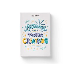 Cuaderno rubio lettering para mentes creativas