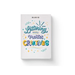 Cuaderno rubio lettering para mentes creativas