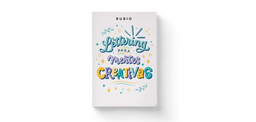 Cuaderno rubio lettering para mentes creativas