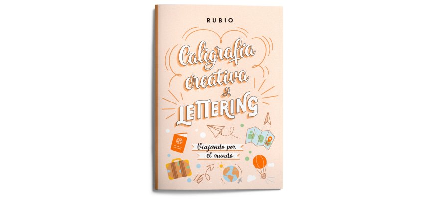 Cuaderno rubio lettering caligrafia creativa viajando por el mundo
