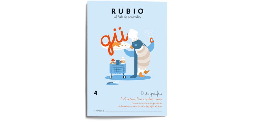 Cuaderno rubio ortografia 4