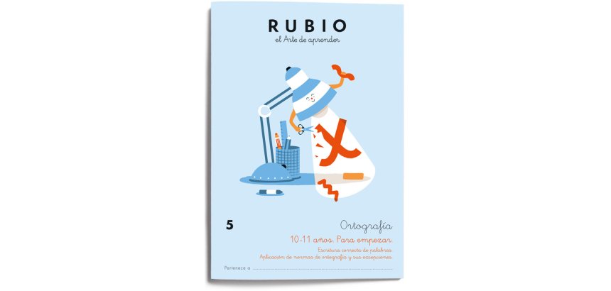 Cuaderno rubio ortografia 5