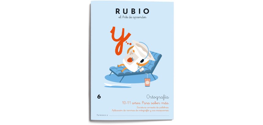 Cuaderno rubio ortografia 6