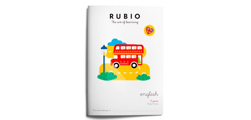 Cuaderno rubio english 6 years beginners