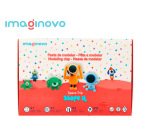 Pasta para modelar imaginovo de secado al aire set de 12 colores shape it space trip herramientas e instrucciones