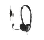 Auricular ngs headset ms103 max con microfono y control de volumen longitud cable 1,5 m color negro