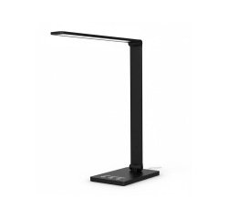 Lampara de escritorio q-connect vega led 10w 400 lm tactil 5 niveles de color brillo regulable color negro