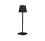 Lampara de escritorio q-connect nova led 2w 200 lm metalica tactil recargable usb-c color negro