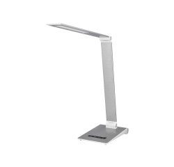 Lampara de escritorio q-connect sirio led 13w 800 lmtactil 3 niveles de color brillo regulable color plata