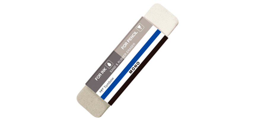 Goma de borrar tombow mono doble para tinta y lapiz