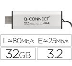 Memoria usb q-connect flash drive 32 gb 3.2 tipo c