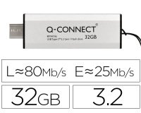 Memoria usb q-connect flash drive 32 gb 3.2 tipo c