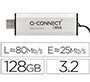 Memoria usb q-connect flash drive 128 gb 3.2 tipo c