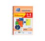 Cuaderno espiral oxford tapa extradura folio 80 hojas 90 gr milimetrado colores vivos pack de 4+1 unidades