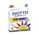 Plastilina giotto colores clasicos caja de 6 unidades colores surtidos