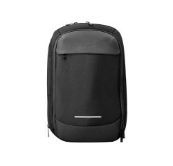 Mochila antartik slim con bols illo para portatil con tres compartimentos 45x15x33cm color negro