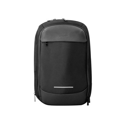 Mochila antartik slim con bols illo para portatil con tres compartimentos 45x15x33cm color negro
