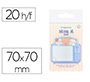 Bloc notas adhesivas imaginovo meow 20 hojas television 70x70 mm
