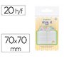 Bloc notas adhesivas imaginovo meow 20 hojas cuaderno 70x70 mm