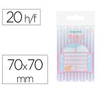 Bloc notas adhesivas imaginovo meow 20 hojas ventana 70x70 mm