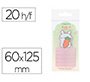 Bloc notas adhesivas imaginovo bunny con soporte 20 hojas naranja 60x125 mm