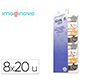 Bloc notas adhesivas imaginovo marcapaginas gato 160 hojas 8x15x48 mm
