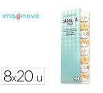 Bloc notas adhesivas imaginovo marcapaginas perrito 160 hojas 8x15x48 mm