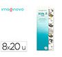 Bloc notas adhesivas imaginovo marcapaginas pingüin0 160 hojas 8x15x48 mm