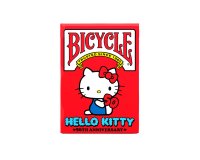 Baraja de cartas bicycle hello kitty 50 aniversario
