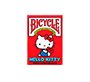 Baraja de cartas bicycle hello kitty 50 aniversario