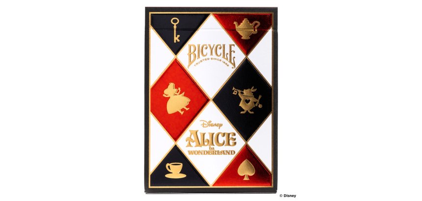 Baraja de cartas bicycle alice in wonderland