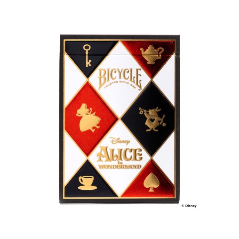 Baraja de cartas bicycle alice in wonderland