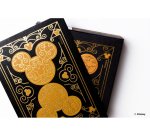 Baraja de cartas bicycle disney black and gold mickey